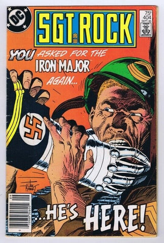 Sgt Rock #404 ORIGINAL Vintage 1985 DC Comics