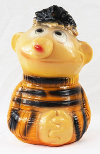 VINTAGE Sesame Street Ernie Ceramic Piggy Coin Bank