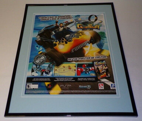 Gripshift 2005 PSP PS2 Framed 11x14 ORIGINAL Advertisement