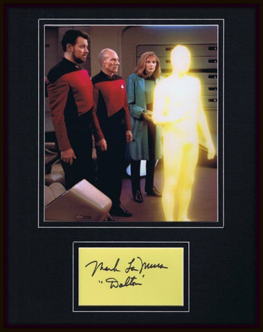 Mark La Mura Signed Framed 11x14 Photo Display Star Trek