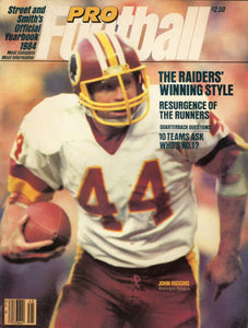 VINTAGE 1984 Street & Smith Football Magazine John Riggins