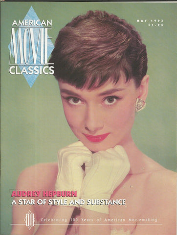 ORIGINAL Vintage May 1993 AMC Magazine Audrey Hepburn Paul Newman 