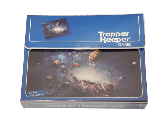 NEW SEALED Trapper Keeper Board Game Blue Outer Space