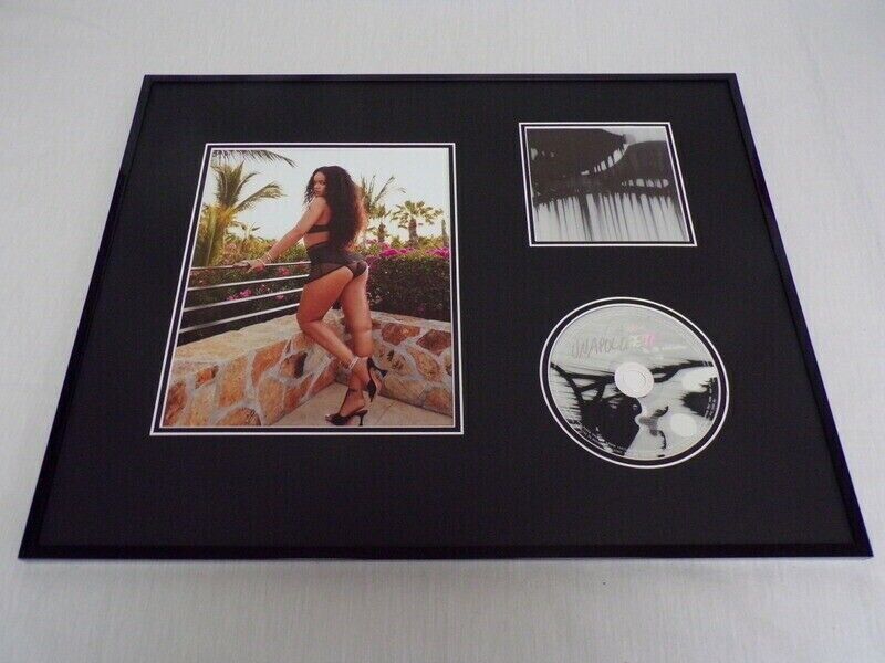 Rihanna Framed 16x20 Unapologetic CD & Photo Display