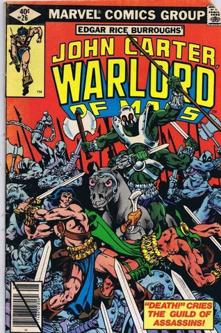 John Carter Warlord of Mars #26 ORIGINAL Vintage 1979 Marvel Comics 