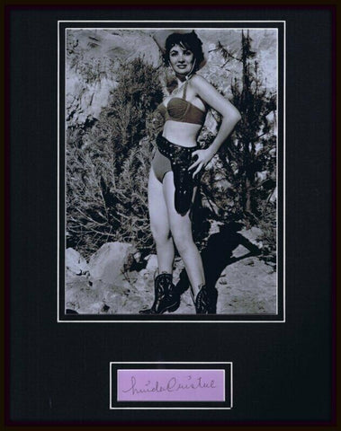 Linda Cristal Signed Framed 11x14 Photo Display JSA