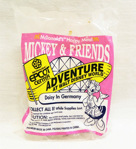 VINTAGE SEALED 1993 McDonald's Mickey & Friends Epcot Daisy in Germany