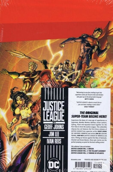 NEW SEALED 2017 Justice League Box Set Geoff Johns Jim Lee DC Comics