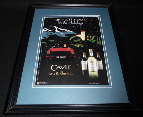 2015 Cavit Wine 11x14 Framed ORIGINAL Advertisement 