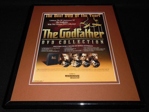 The Godfather 2002 11x14 Framed ORIGINAL Vintage Advertisement