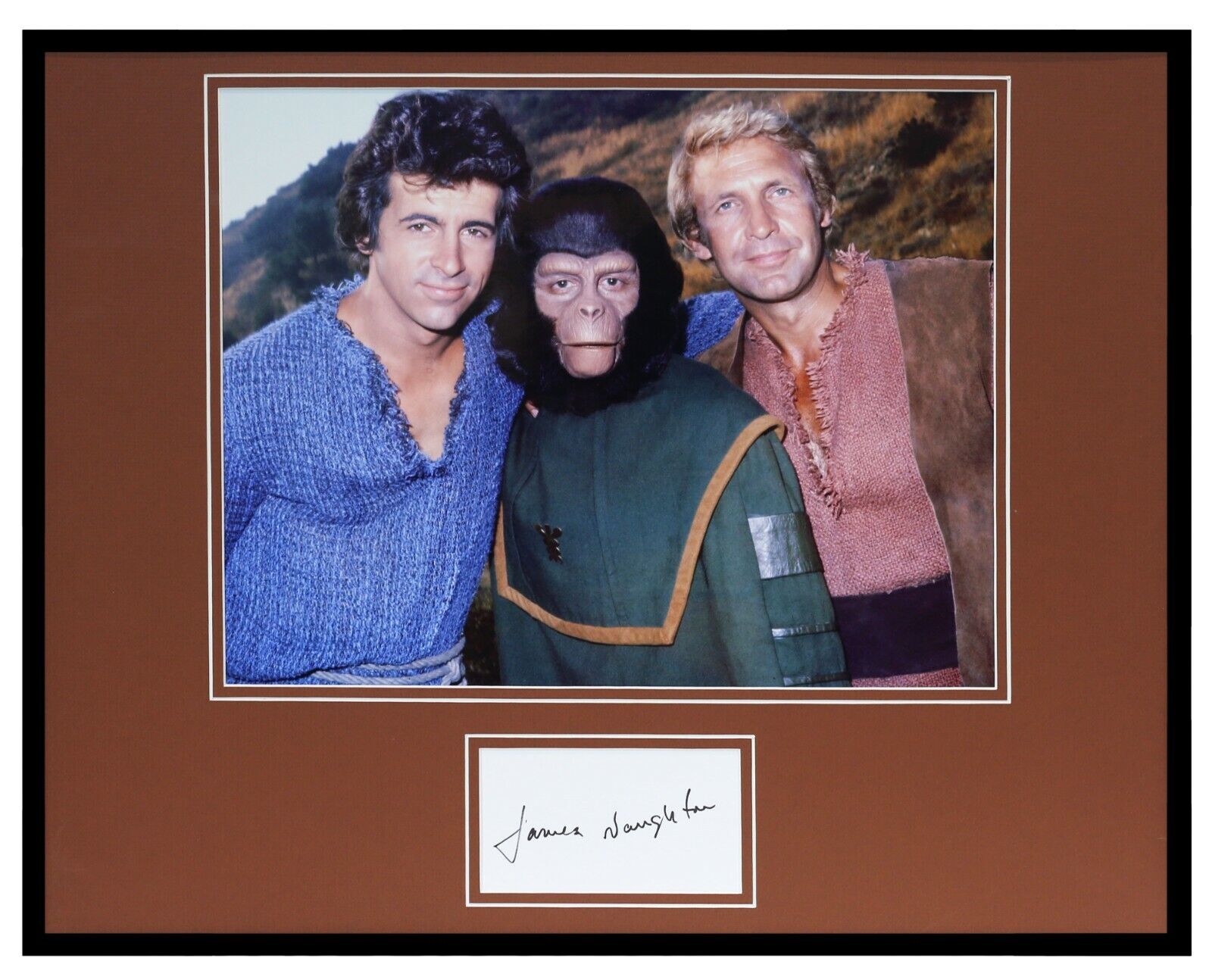 James Naughton Signed Framed 16x20 Poster Photo Display Planet of the Apes