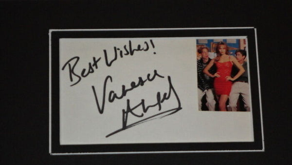 Vanessa Angel Signed Framed 16x20 Leggy Photo Display Weird Sciene Kingpin