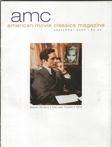 ORIGINAL Vintage Sep 2000 AMC Magazine Robert De Niro Elsa Lanchester 