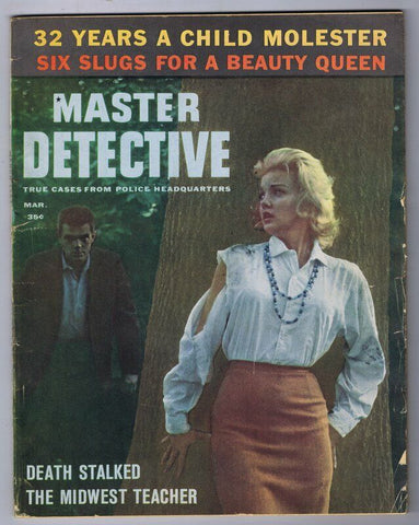 ORIGINAL Vintage March 1963 Master Detective Magazine GGA