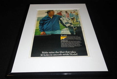 Arnold Palmer 1968 Kodak Kodel 11x14 Framed ORIGINAL Vintage Advertisement 