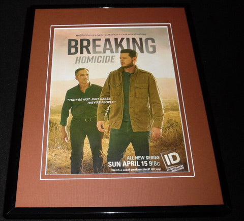 Breaking Homicide 2018 ID Framed 11x14 ORIGINAL Advertisement 