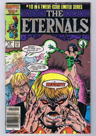 Eternals #10 ORIGINAL Vintage 1986 Marvel Comics  