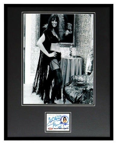 Caroline Munro Signed Framed 16x20 Photo Display RITTENHOUSE James Bond Girl