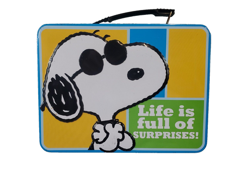 2014 Peanuts Snoopy Joe Cool Metal Lunchbox