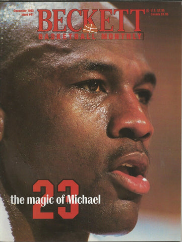 ORIGINAL Vintage December 1993 Beckett Basketball Card Magazine Michael Jordan 