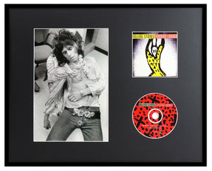 Keith Richards 16x20 Framed Rolling Stones Voodoo Lounge CD & Photo Display