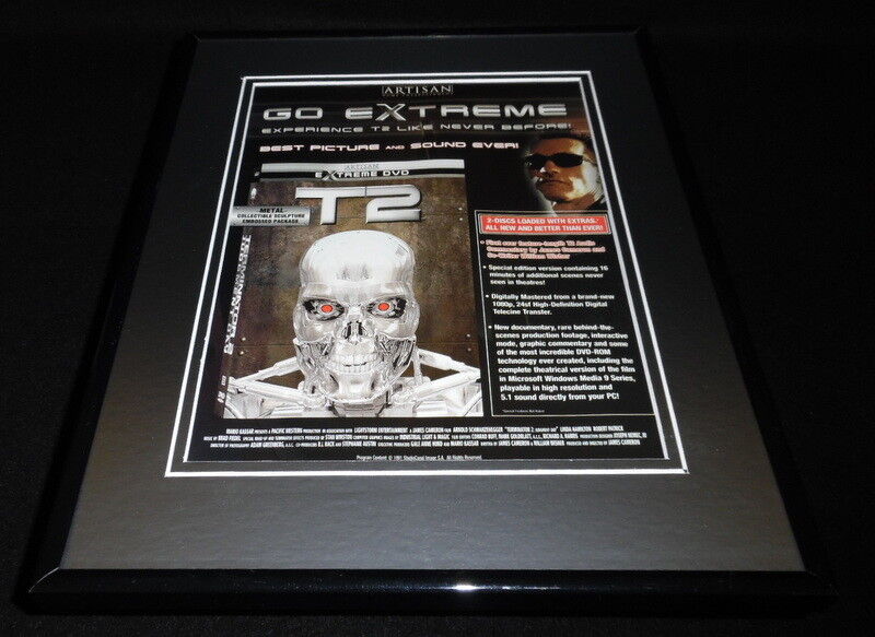 Terminator 2 2003 Framed 11x14 ORIGINAL Advertisement Arnold Schwarzenegger