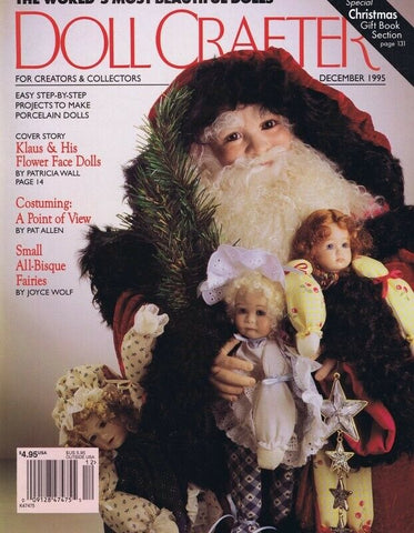 ORIGINAL Vintage Dec 1995 Doll Crafter Magazine