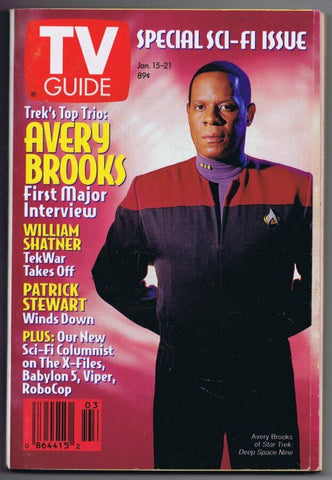 ORIGINAL Vintage TV Guide January 15, 1994 No Label Avery Brooks Star Trek TNG