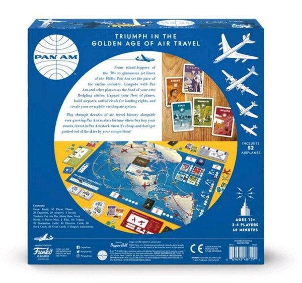 NEW SEALED Funko Pan Am American Airlines Board Game Target Exclusive