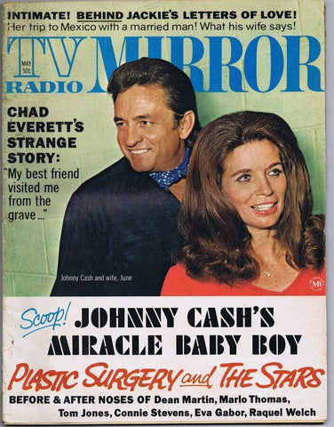 ORIGINAL Vintage May 1970 TV Radio Mirror Magazine Johnny June Cash