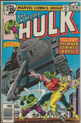 Incredible Hulk #229 ORIGINAL Vintage 1978 Marvel Comics 