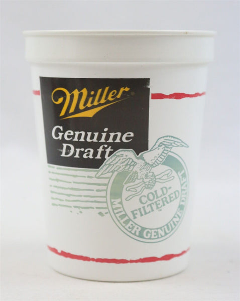 VINTAGE Miller Genuine Draft MGD Plastic Beer Cup