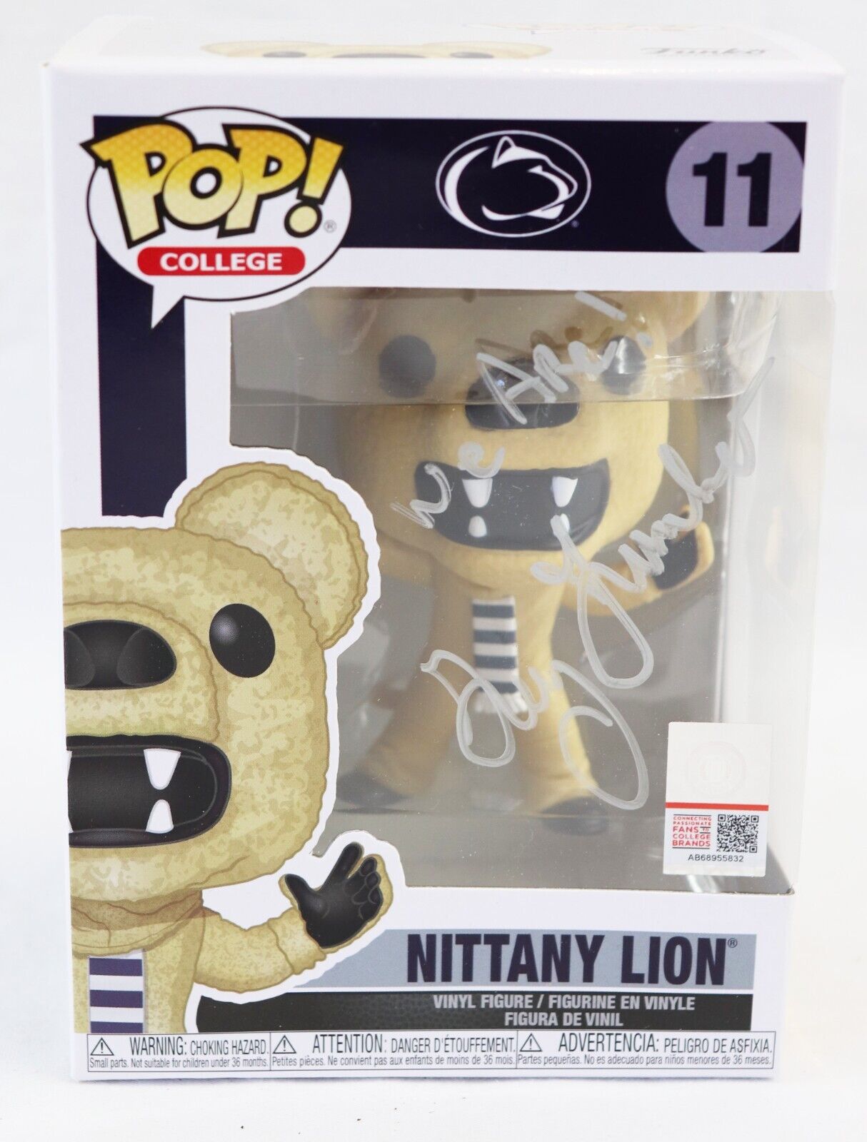 Guy Junker Signed Penn State Nittany Lion Funko Pop Figure We Are REMIXXD