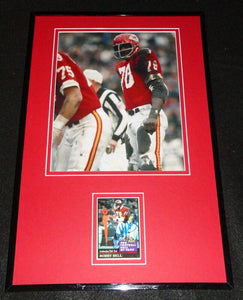 Bobby Bell Signed Framed 11x17 Photo Display KC Chiefs