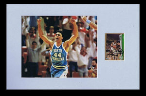 Rick Fox Signed Framed 11x17 Photo Display North Carolina UNC