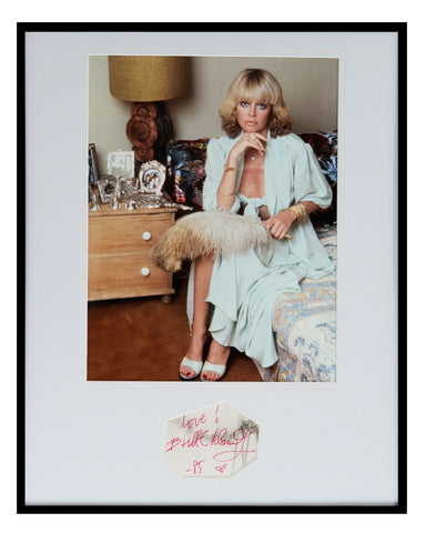 Britt Ekland Signed Framed 16x20 Photo Display James Bond Girl Golden Gun 1985