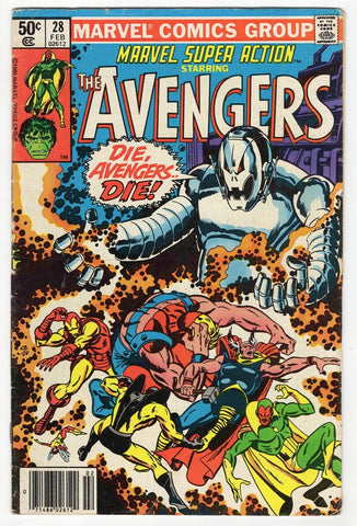 Marvel Super Action #28 ORIGINAL Vintage 1981 Reprint Avengers #67 Ultron