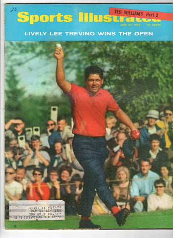 June 24 1968 Sports Illustrated Magazine Lee Trevino