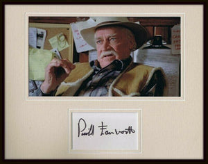 Richard Farnsworth Signed Framed 11x14 Photo Display Misery