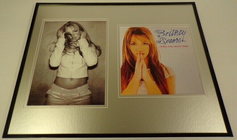 Britney Spears Framed 16x20 Hit Me Baby One More Time Photo Display