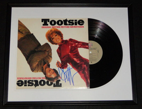 Dustin Hoffman Signed Framed Vintage 1987 Tootsie 16x20 Record Album Display