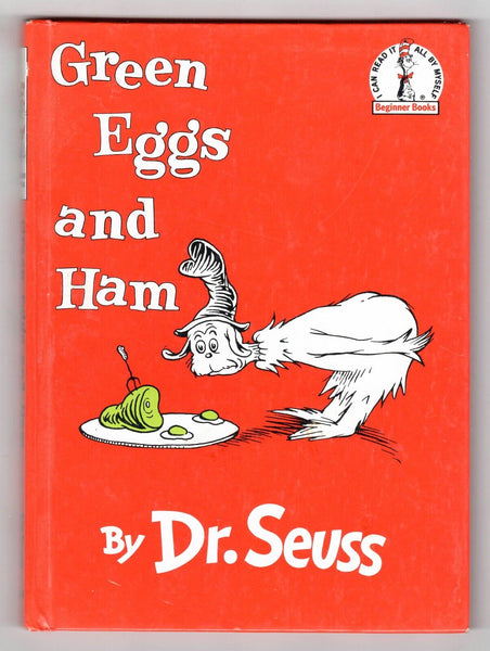 VINTAGE 1988 Green Eggs and Ham Dr. Seuss Hardcover Book