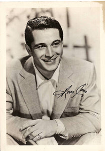 VINTAGE 1950s Perry Como Postcard w/ Printed Signature