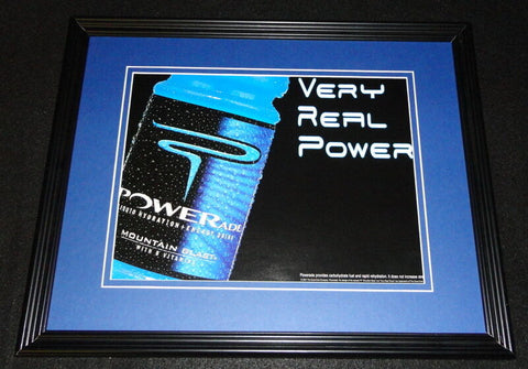 2001 Powerade Mountain Blast 11x14 Framed ORIGINAL Advertisement