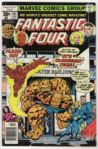 Fantastic Four #181 ORIGINAL Vintage 1977 Marvel Comics 