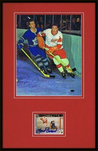 Marcel Pronovost Signed Framed 11x17 Photo Display Red Wings