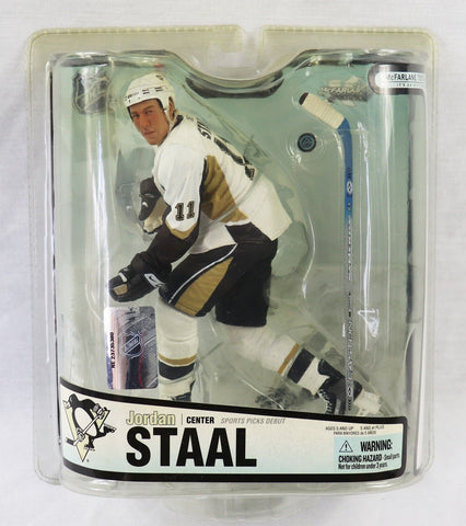 VINTAGE McFarlane Series 18 Jordan Staal Penguins White Jersey Action Figure