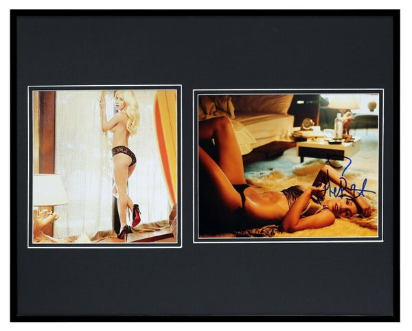 Heidi Montag Signed Framed 16x20 Stockings Lingerie Photo Set The Hills 