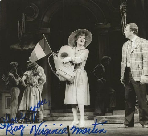 Virginia Martin Signed Vintage 7x8 Photo