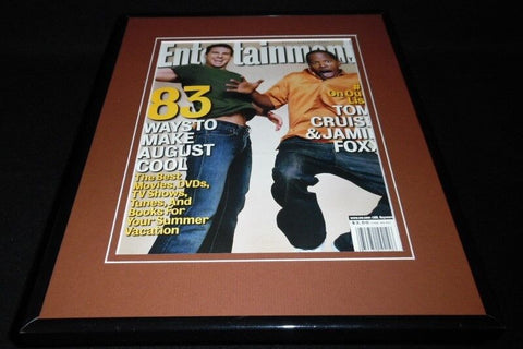 Tom Cruise Jamie Foxx Framed ORIGINAL 2004 Entertainment Weekly Cover